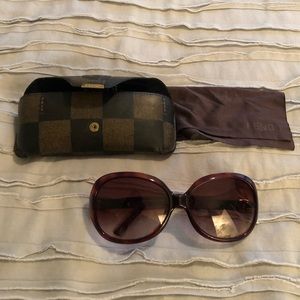 Fendi FS5049K tortoise sunglasses oversized